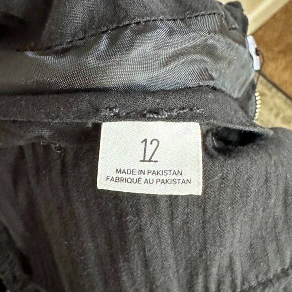 BDG Urban Outfitter Women's Black Corduroy Flare Bell Bottom Pants Jeans Size 12 - Picture 6 of 9